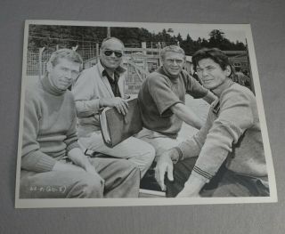 1963 Steve Mcqueen Charles Bronson The Great Escape Glossy Movie Still