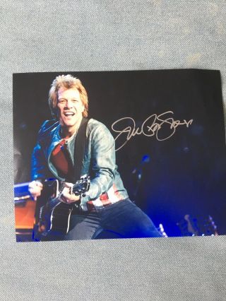 Jon Bon Jovi Autograph Signed Autographed 8x10 " Photo W/coa