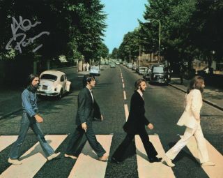 Alan Parsons Real Hand Signed Photo 4 Beatles Abbey Road
