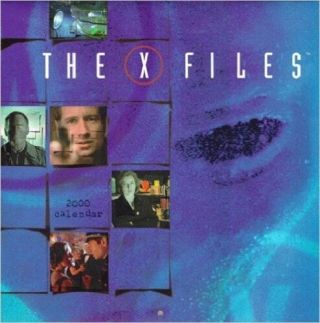 X - Files Wall Calendar 2000 Sci - Fi David Duchovny Gillian Anderson