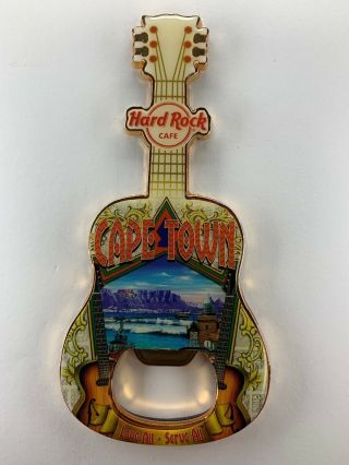 Rare Only 1 @ebay Hard Rock Cafe Cape Town 2016 V16 Bottle Opener Guitar Magnet