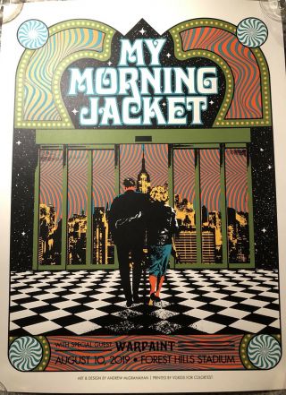 My Morning Jacket - Forest Hills Poster 8/10/2019