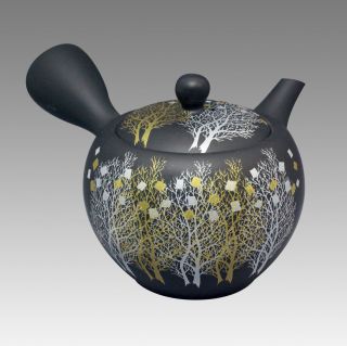 Tokoname Kyusu Teapot - Shoho - Grove 320cc - Ceramic Fine Mesh