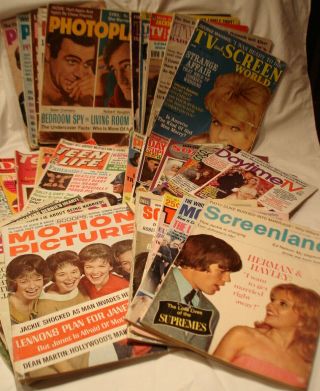 30 Vintage Movie & Soap Opera Magazines