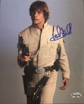 Mark Hamill Signed Autographed 8x10 Star Wars Photo,