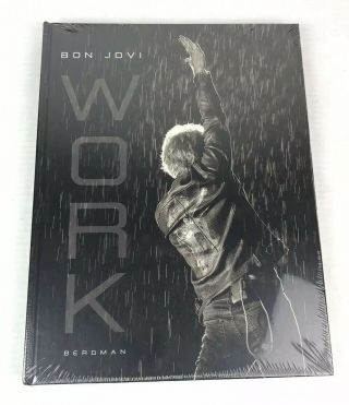 Bon Jovi Work By David Bergman Hardcover Oversized Book