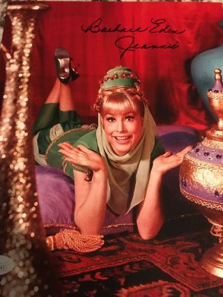 Barbara Eden Signed Photo Autograph Jsa I Dream Of Jeannie