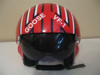 Top Gun Wingman " Goose " Flight Helmet Movie Prop Pilot Decal Stickers Stripe Kit