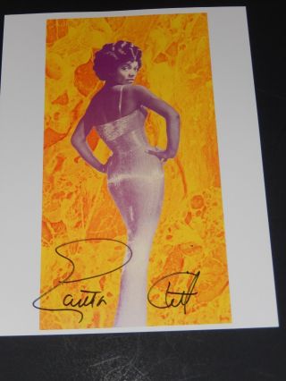 Eartha Kitt Autographed Item