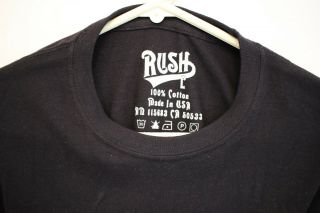 Rush R40 Alex Lifeson STAGE THROWN L Shirt Clockwork Angels Tour 3