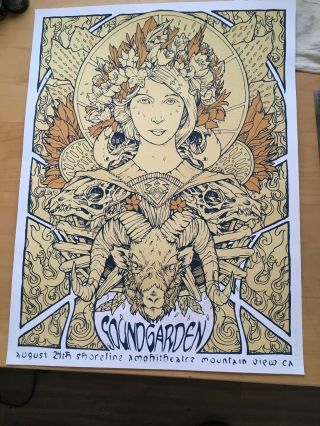Soundgarden Concert Poster 2014