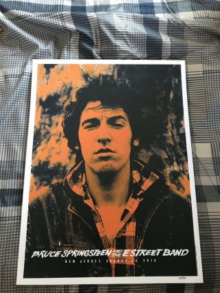 Bruce Springsteen River Tour 2016 Concert Poster August 25th 2016 Jersey