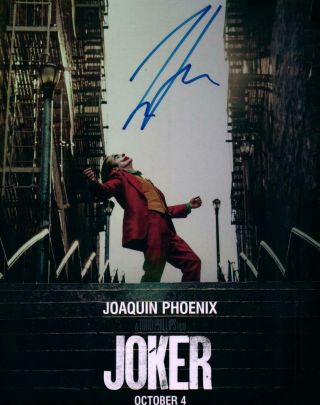 Joaquin Phoenix Signed 8x10 Picture Photo Pic Autographed Autograph Joker