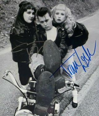 Johnny Depp & Traci Lords 2x Hand Signed 8x10 Photo W/ Holo Cry Baby