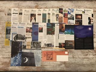 Phish Newsletters 93 - 2000 Doniac Schvice 28 Issues Approximately Pollock Art