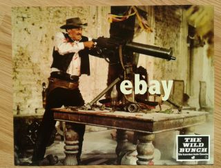 Sam Peckinpah: The Wild Bunch Vintage German Lobby Card 21 1969 - Scarce Gory Lc