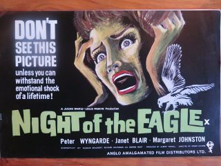 Night Of The Eagles 1962 Film Publicity Campaign Book Burn,  Witch,  Burn