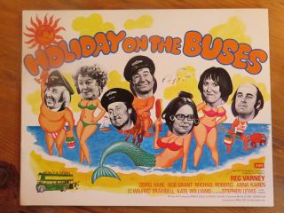 Holiday On The Buses 1973 Film Publicity Campaign Book Reg Varney