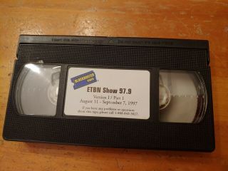 RARE Blockbuster Video In Store Promo VHS 97.  9 August 11th - September 7,  1997 2