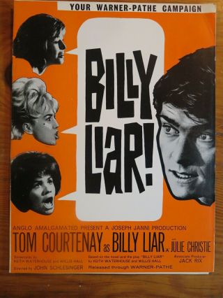 Billy Liar 1963 Film Publicity Campaign Book Tom Courtenay Schlesinger