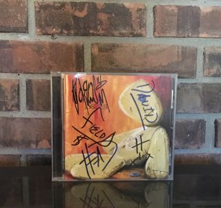 Korn Issues Signed Autographed Cd W/concert Ticket Rock Memorabilia Alice In Cha