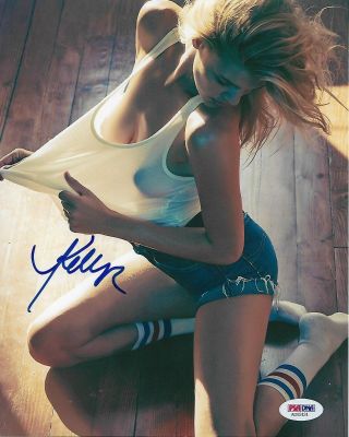 Kelly Rohrbach Signed Autographed 8x10 Photo Sports Illustrated Model Psa/dna A