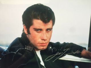 Grease John Travolta Signed Photo Autographed Photo Grease Lightning