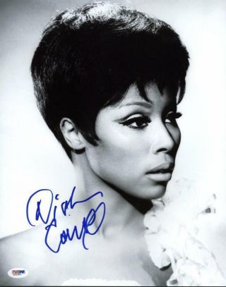 Diahann Carroll Signed Authentic 11x14 Photo Autographed Psa/dna X31201