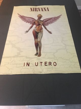 Vintage Nirvana In Utero Promotional Poster