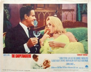 THE CARPETBAGGERS Set of 8 Lobby Cards 1965 Carroll Baker George Peppard 5