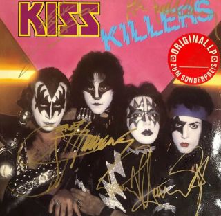 Kiss Killers Originally Autographed By Gene Paul Ace And Eric