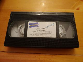RARE Blockbuster Video In Store Promo VHS 2000.  8 July 17th - August 13th 2000 2