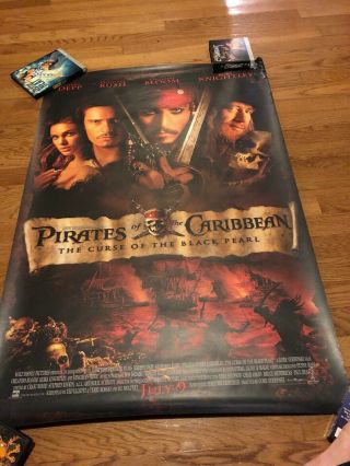 Pirates Of The Caribbean Curse Of The Black Pearl 27x40 Ds Movie Poster