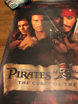 PIRATES OF THE CARIBBEAN CURSE OF THE BLACK PEARL 27x40 DS MOVIE POSTER 5