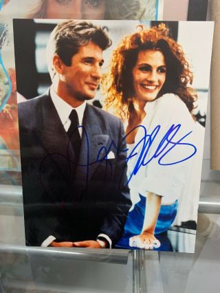 Richard Gere & Julia Roberts Autographed 8x10 Color Photo Pretty Woman.