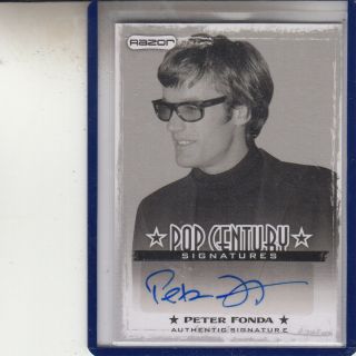 2010 Razor Pop Century Peter Fonda " Died Aug 16.  2019/easy Rider " Autograph Auto