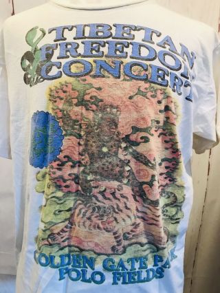 Tibetan Freedom Concert Vintage Xl T - Shirt 1996 Beastie Boys Pavement Beck Quest