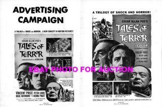 TALES OF TERROR pressbook,  Vincent Price,  Peter Lorre Basil Rathbone Debra Paget 5