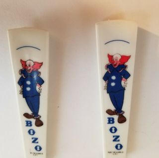 Vintage Bozo The Clown Children ' s Spoon & Fork Set TV Show 3