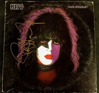 Kiss Signed/autographed 1978 Paul Stanley Solo Casablanca Lp/album/vinyl Aucoin