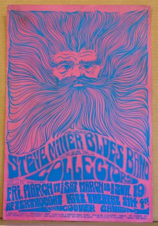 Bob Masse Country Joe And The Fish Afterthought Fillmore Fd Era Poster