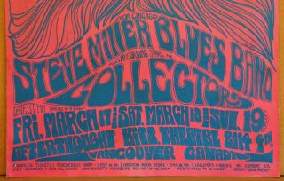 BOB MASSE COUNTRY JOE AND THE FISH AFTERTHOUGHT FILLMORE FD ERA POSTER 7