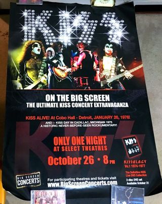 Kiss 2006 Kissology One Night Only Theater Promotional/promo Poster Not Aucoin