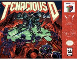 Tenacious D Atlanta Ga August 5,  2019 Official Concert Show Poster Nintendo Game