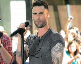 Adam Levine Signed 8x10 Photo Proof Autographed Maroon 5