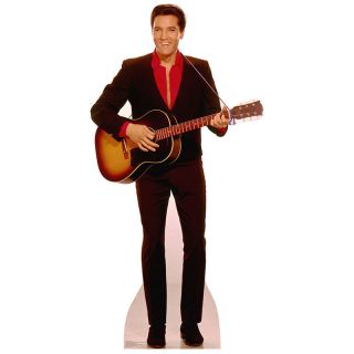 Elvis Presley Acoustic Guitar Cardboard Cutout Standee Standup Poster