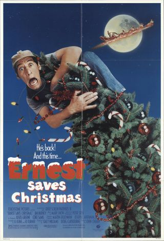 Ernest Saves Christmas 1988 27x41 Orig Movie Poster Fff - 23357 Fine,  Very Fine
