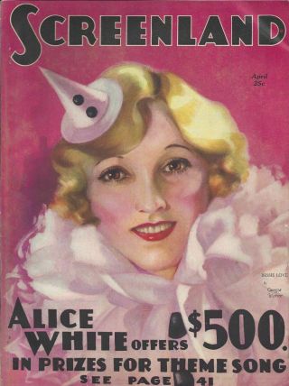 Screenland - Bessie Love - April 1929