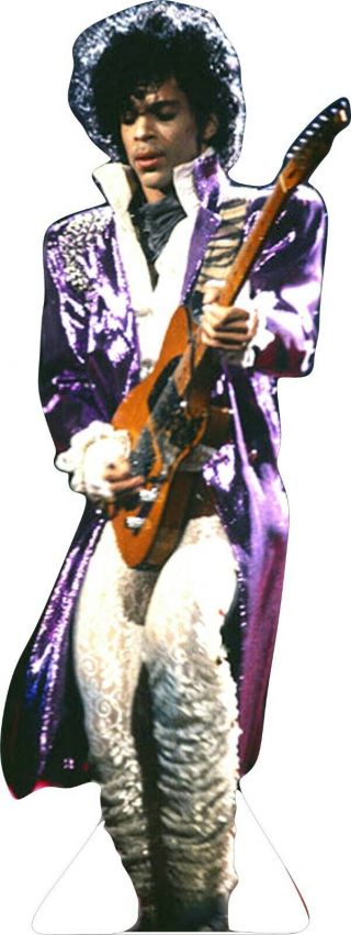 Prince - Purple Rain Tour - 63 " Tall Life Size Cardboard Cutout Standee