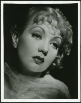 Ann Sothern Vintage 1930s Lippman Stamp Close Up Portrait Photo